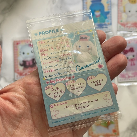 New SANRIO Hello Kitty and Friends mascot card lot - Picture 8 of 10